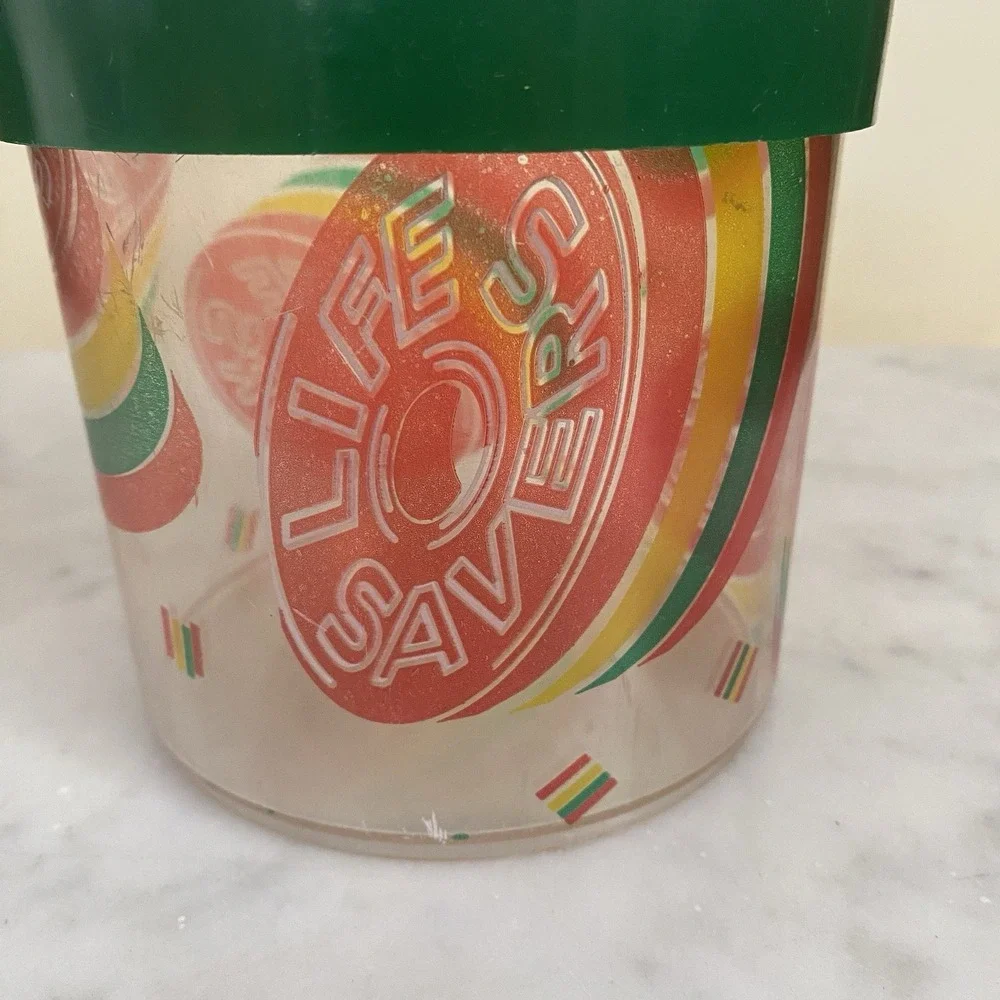 Vintage LIFE SAVERS CANDY Jar 4.75